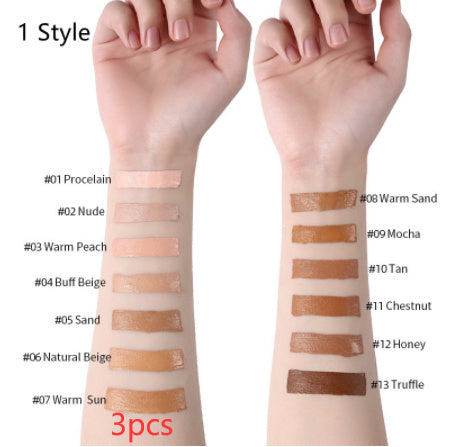 "Liquid Foundation Oil Control Concealer Makeup Base"