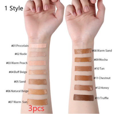 "Liquid Foundation Oil Control Concealer Makeup Base"