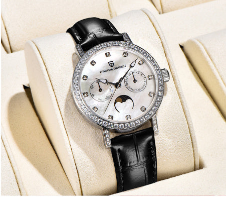 Women’s Multifunctional Waterproof Quartz Watch