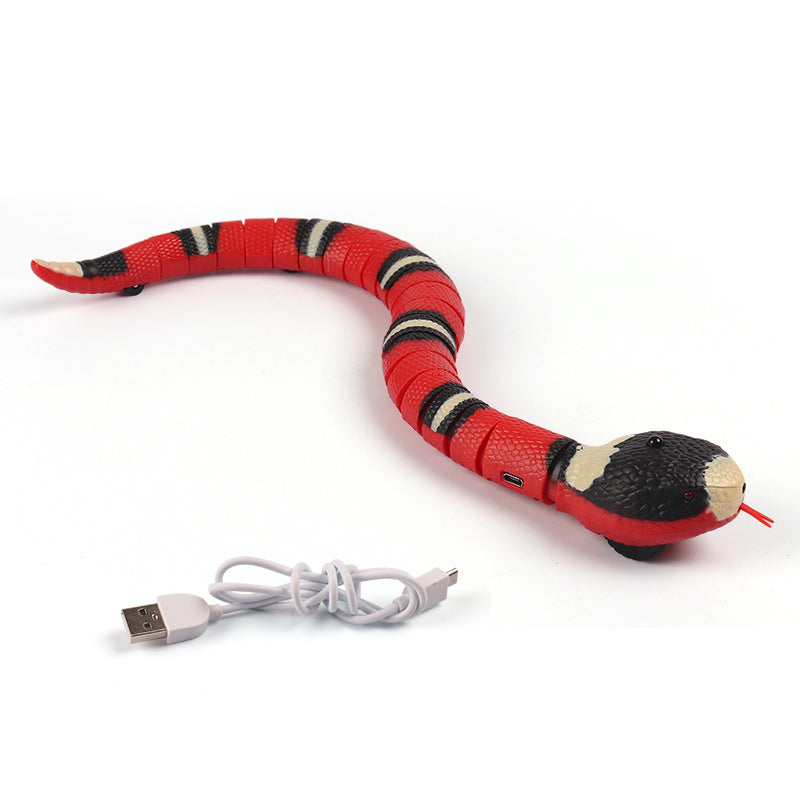 Smart Sensing Cat Toy – USB Rechargeable Electronic Snake Teaser