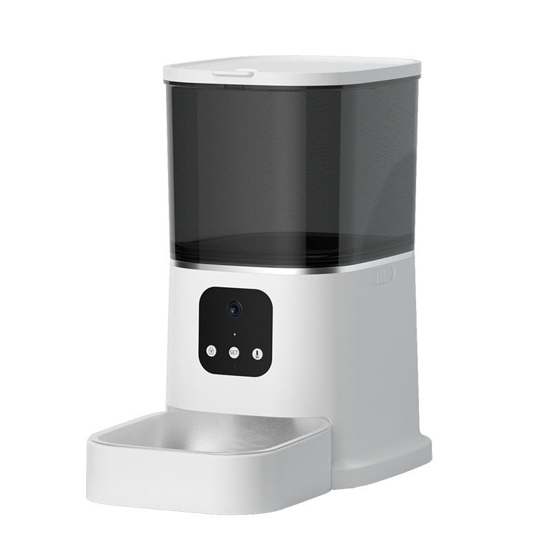 Smart Automatic Pet Feeder – Large Capacity WiFi Food Dispenser with Voice Recording, Timer & App Control for Cats & Dogs