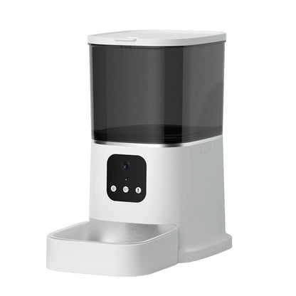 Smart Automatic Pet Feeder – Large Capacity WiFi Food Dispenser with Voice Recording, Timer & App Control for Cats & Dogs