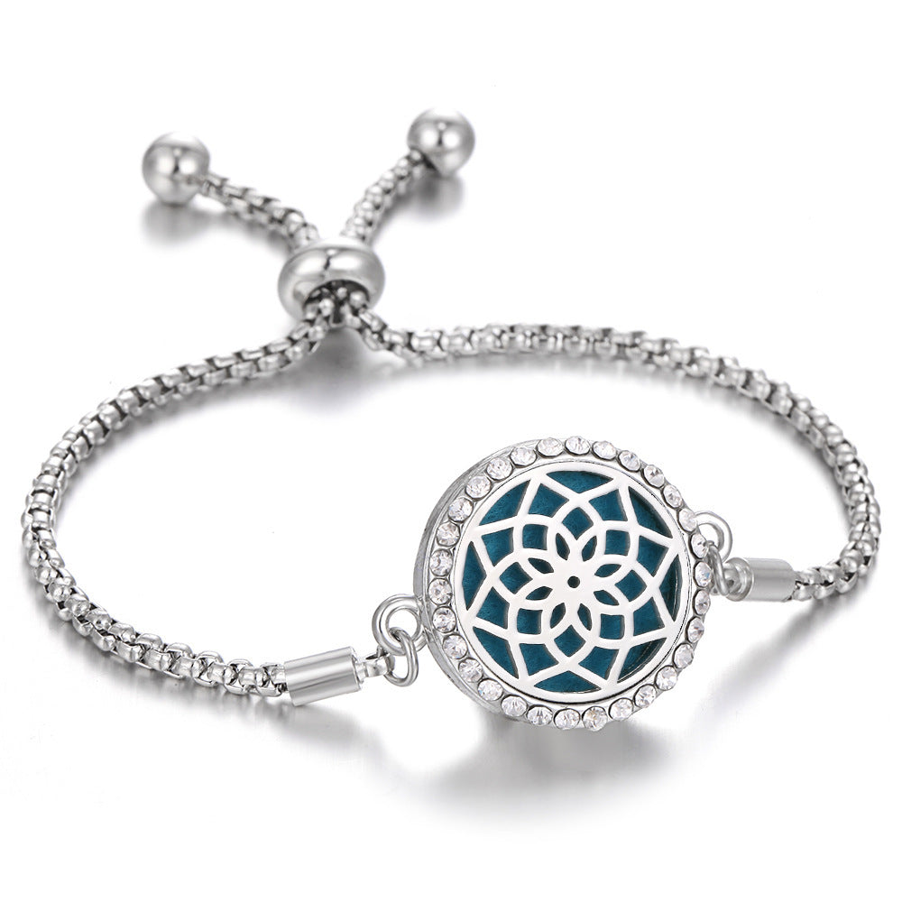 2024 New Kaleidoscope Aromatherapy Bracelet – Essential Oil Diffuser Locket Jewelry for Women