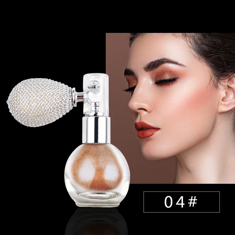 "Spray Brightening Glitter Body Powder Highlighter"