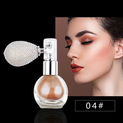 "Spray Brightening Glitter Body Powder Highlighter"