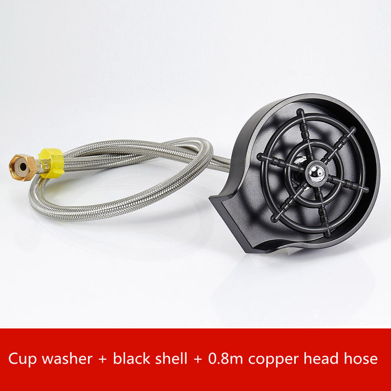 Cup Washer for Sink – High-Pressure Automatic Faucet Rinser for Bar, Kitchen, Coffee Pitchers
