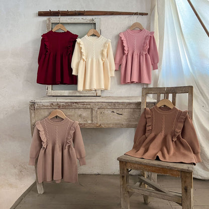 Cotton Wool Thermal Dress – Autumn & Winter kid’s Wear