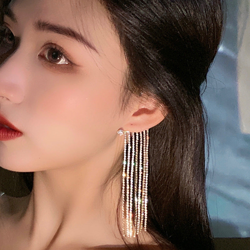 Fashion Long Tassel Earrings – Simple & Elegant