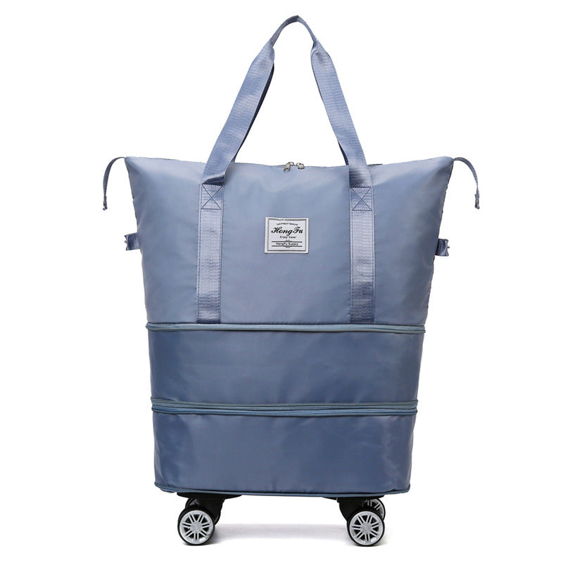 Women’s Travel Sports Bag – Large Capacity Duffel with Universal Wheels & Wet/Dry Separation