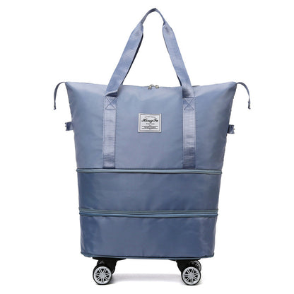 Women’s Travel Sports Bag – Large Capacity Duffel with Universal Wheels & Wet/Dry Separation