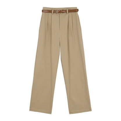 French Retro High Waist Casual Pants