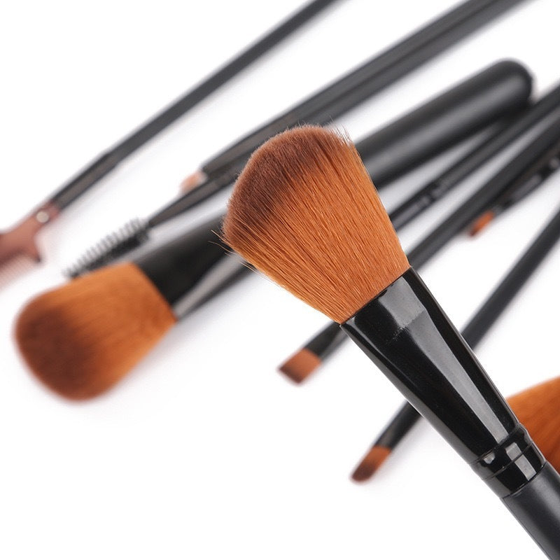 12-Pcs Makeup Brush Set – Blush, Eyeshadow, Eyelash & Highlighter Brushes
